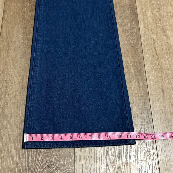 NWT ROLLA'S Studio Flare Lou High Rise Jeans Size 25 Dark Vintage Blue - Picture 13 of 16